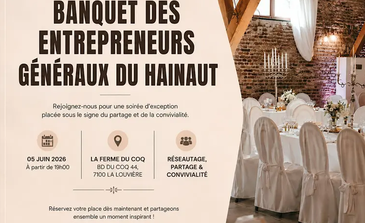 Banquet Entrepreneurs Généraux  05 juin 2026 